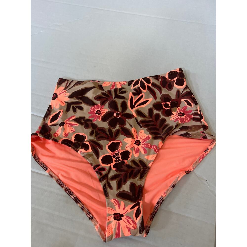 Aerie Floral Multicolor High Wasted Full Coverage